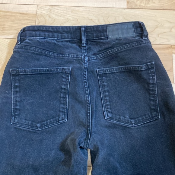 Frank & Oak distressed Faded Black Denim Jeans - Picture 14 of 16